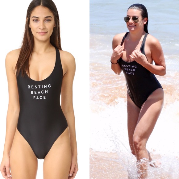 NWT Milly Cabana Resting Beach Face Racerback One Piece Swimsuit Scoop Small - Picture 1 of 10